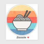 Retro stijl ramen sticker (Vel)