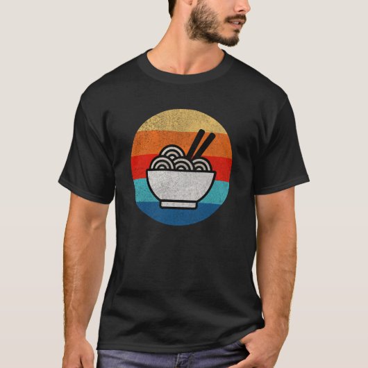Retro stijl ramen t-shirt (Voorkant)