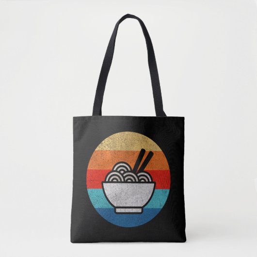 Retro stijl ramen tote bag (Voorkant)