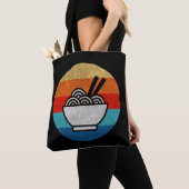 Retro stijl ramen tote bag (Dichtbij)