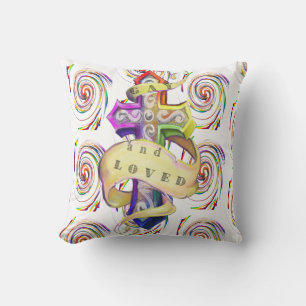 Retro stijl regenboogkleurige -homoseksuele liefde kussen