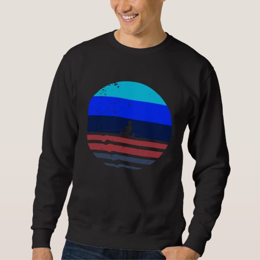 Retro Stijl Roeien Grappige Roeier Boating Team Gi Trui (Voorkant)