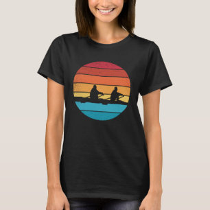 Retro  stijl roeien sport 4 t-shirt