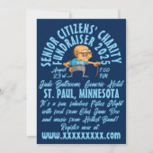 Retro-stijl senioren liefdadigheid kaart (Voorkant)