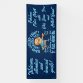 Retro-stijl senioren liefdadigheid spandoek (Verticaal)