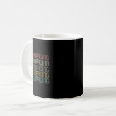 Retro Stijl Skateboarden  Koffiemok (Voorkant links)