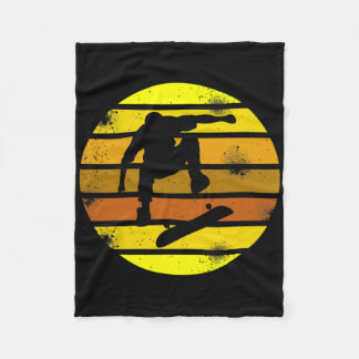 Retro stijl Skateboarden Sport Vintage 1  Fleece Deken