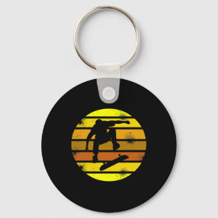 Retro stijl Skateboarden Sport Vintage 1 Sleutelhanger