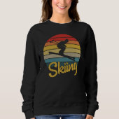 Retro stijl skiën trui (Voorkant)