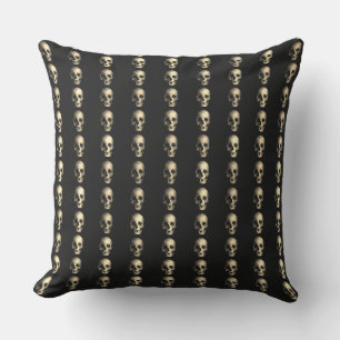  retro stijl Skull Happy Halloween Buitenkussen