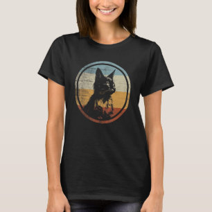Retro stijl Somalische kat T-shirt