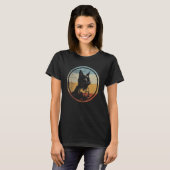 Retro stijl Somalische kat T-shirt (Voorkant volledig)