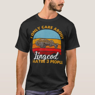 Retro stijl Sunset Lingcod T-shirt