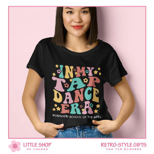 Retro stijl tapdans tijdperk t-shirt
