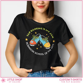 Retro stijl tapdansen is mijn ding Aanpasbaar Tri-Blend Shirt