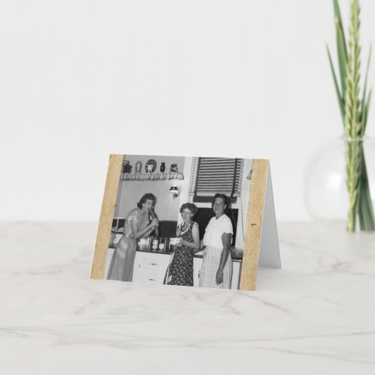 Retro-stijl "Tussen vrienden" Note Kaart (Voorkant)