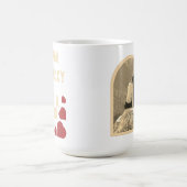 Retro-stijl Valentijnsdag Gift. Koffiemok (Center)