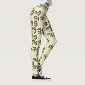 Retro stijl Vixen Blokken Leggings (Rechts)