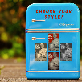 Retro stijl WWII Gezond eten koken Magneet