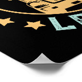 Retro stijlman Pap Trucker Legend Poster (Hoek)