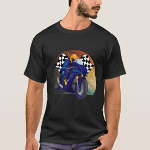Retro  stijlmotormodel GP-raceventilator S T-shirt