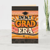 Retro stijlvol plezier in mijn Afstudeerder tijdpe Kaart (Voorkant)