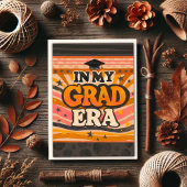 Retro stijlvol plezier in mijn Afstudeerder tijdpe Kaart