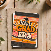 Retro stijlvol plezier in mijn Afstudeerder tijdpe Kaart