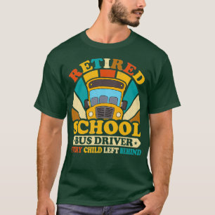 Retro Stijlvol Stuurprogramma op school in ruste T-shirt