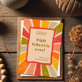 Retro Stijlvolle Funny Afstudeerder Huiswerk Quote Kaart