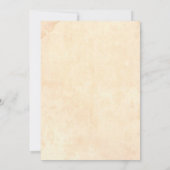  Retro Stijlvolle Rustic Wedding sparen de Datum Kaart (Achterkant)