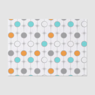 Retro Stip en Papieren zakdoekje Starbursts Tissuepapier