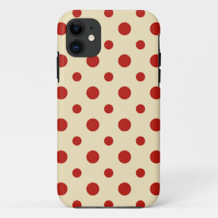 Retro Stippen aardbei&Vanilla iPhone 5/5S Hoesje