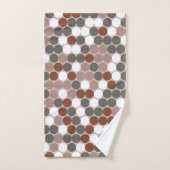 Retro stippen bad handdoek (Handdoek)
