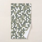 Retro stippen bad handdoek (Handdoek)