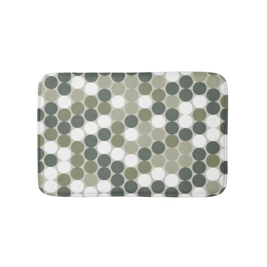 Retro stippen badmat (Voorkant)