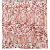 Retro stippen douchegordijn (Voorkant)