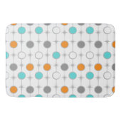 Retro Stippen en Starbursts Bath Mat (Voorkant)