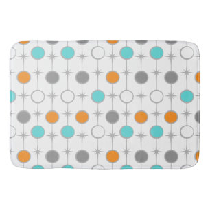Retro Stippen en Starbursts Bath Mat