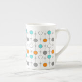 Retro Stippen en Starbursts beweren China Mok (Rechts)