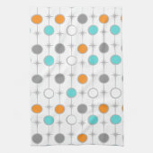 Retro-Stippen en Starbursts keukenhanddoeken (Verticaal)