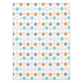 Retro Stippen en Starbursts Tablecloth Tafelkleed (Voorkant)