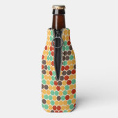 Retro stippen flesjeskoeler (Fles Achterkant)
