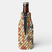 Retro stippen flesjeskoeler (Fles Achterkant)
