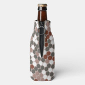 Retro stippen flesjeskoeler (Fles Achterkant)