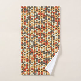 Retro stippen handdoek