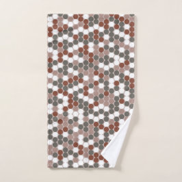 Retro stippen handdoek