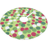 Retro Stippen Kerstboom Kleed Rok (Gekanteld)