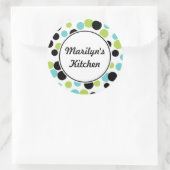 Retro Stippen Keuken Stickers (Tas)