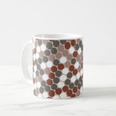 Retro stippen koffiemok (Voorkant links)